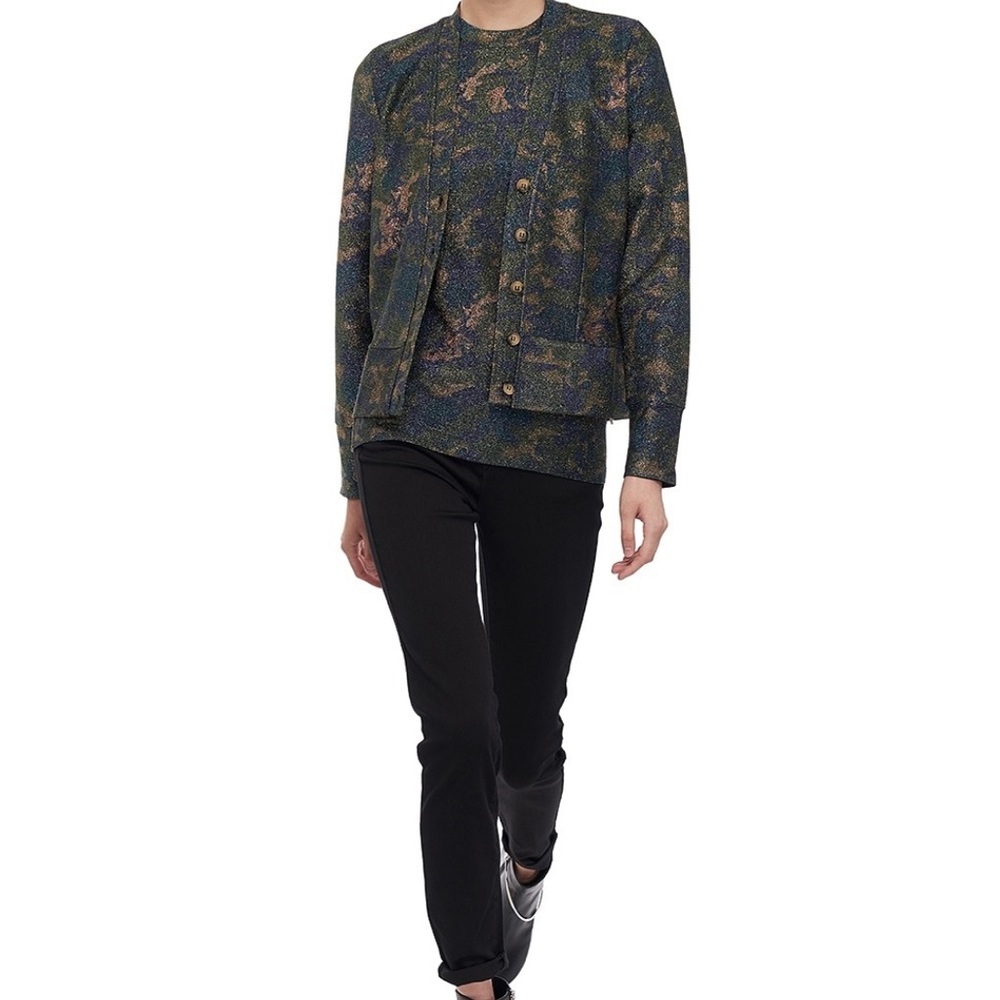 Ganni Lurex Cardigan